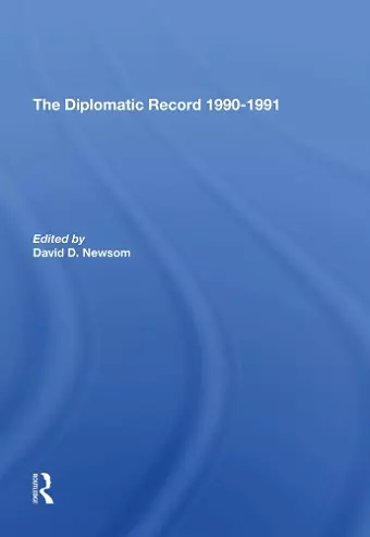 The Diplomatic Record 19901991 cover