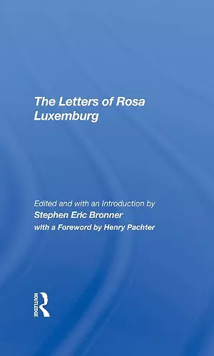 The Letters Of Rosa Luxemburg cover