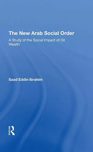 The New Arab Social Order cover