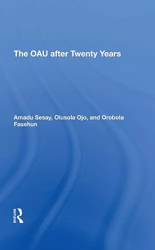 The Oau After Twenty Years cover