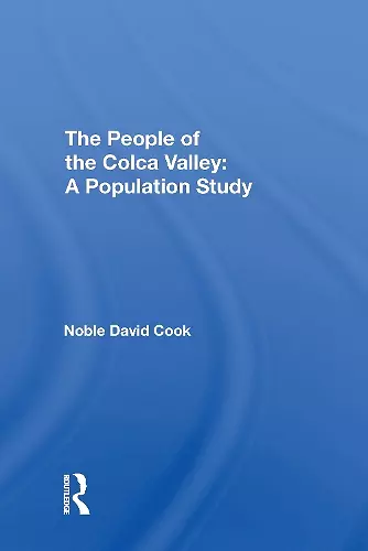 The People of the Colca Valley cover