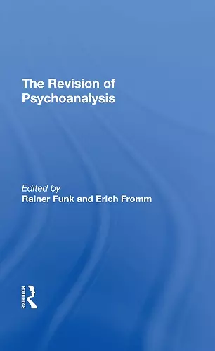 The Revision Of Psychoanalysis cover