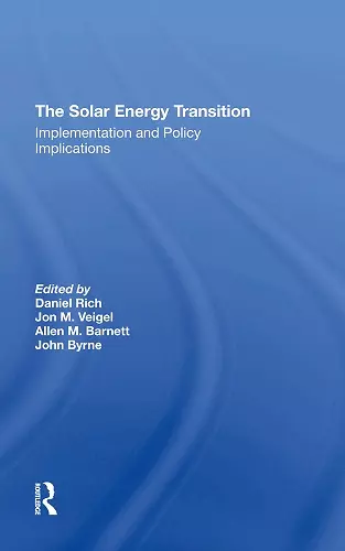 The Solar Energy Transition cover