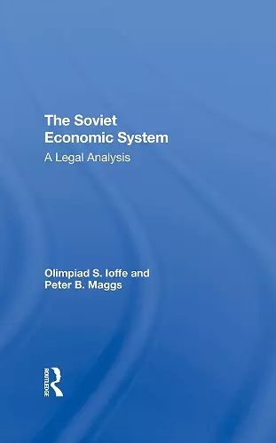 The Soviet Economic System cover