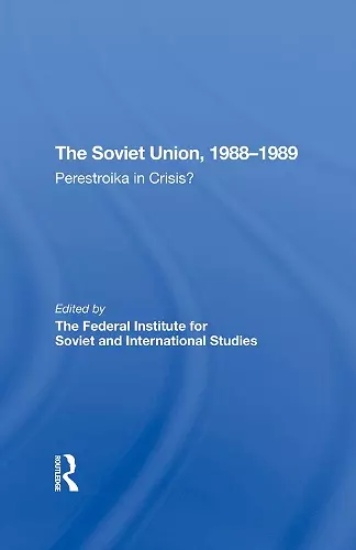 The Soviet Union 19881989 cover