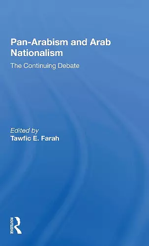 Panarabism And Arab Nationalism cover