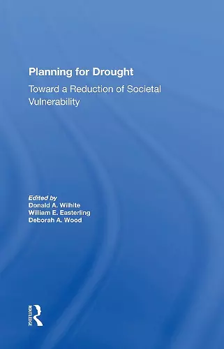 Planning For Drought cover