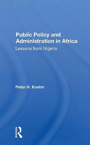 Public Policy And Administration In Africa cover