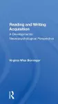 Reading And Writing Acquisition cover