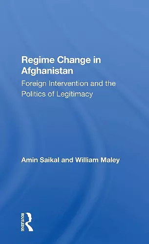 Regime Change In Afghanistan cover