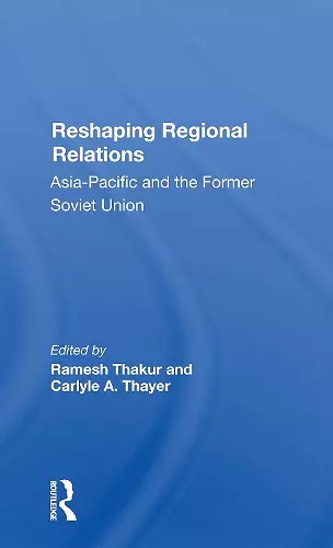 Reshaping Regional Relations cover