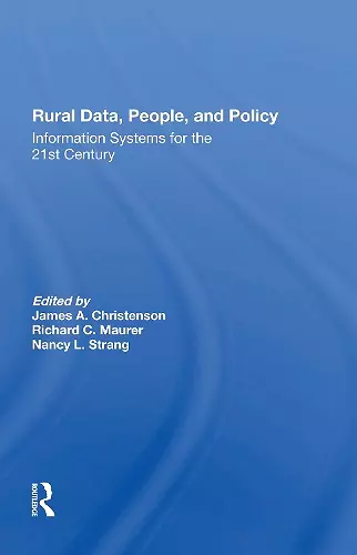 Rural Data, People, And Policy cover