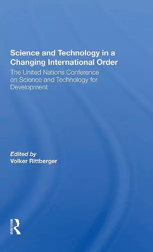 Science And Technology In A Changing International Order cover