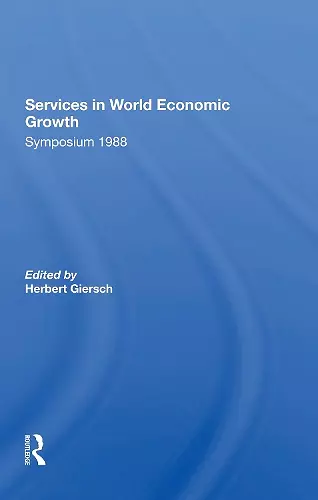 Services In World Economic Growth cover