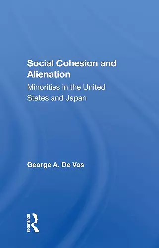 Social Cohesion And Alienation cover