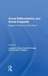 Social Differentiation And Social Inequality cover