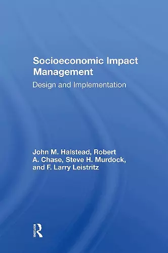 Socioeconomic Impact Management cover