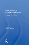 State Politics In Contemporary India cover
