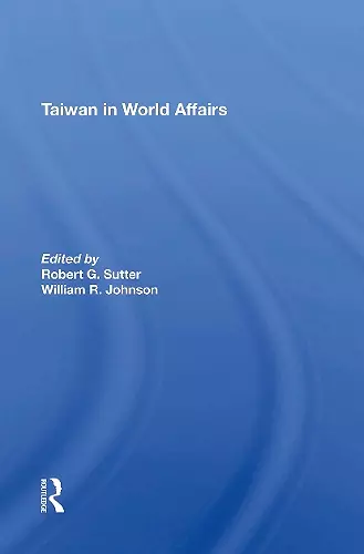 Taiwan In World Affairs cover