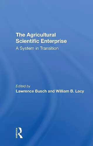 The Agricultural Scientific Enterprise cover