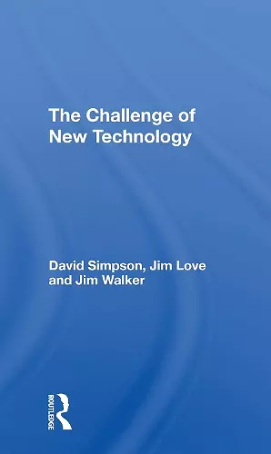 The Challenge Of New Technology cover