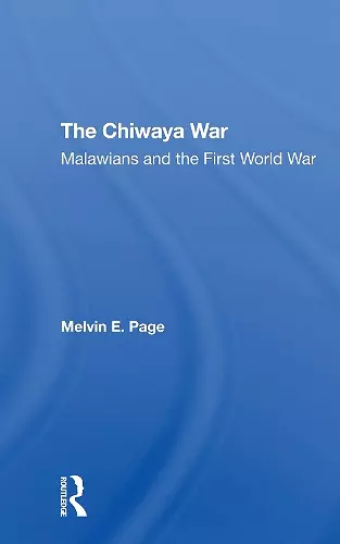 The Chiwaya War cover