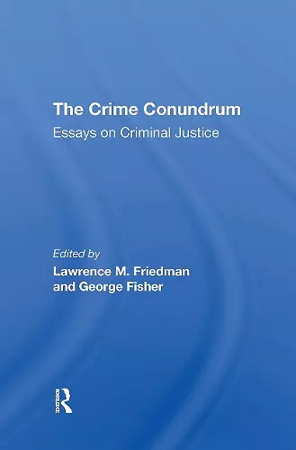 The Crime Conundrum cover