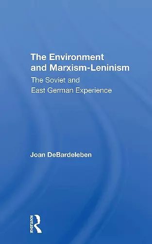 The Environment And Marxismleninism cover