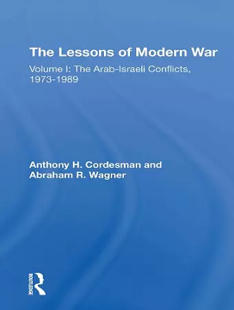 The Lessons Of Modern War cover