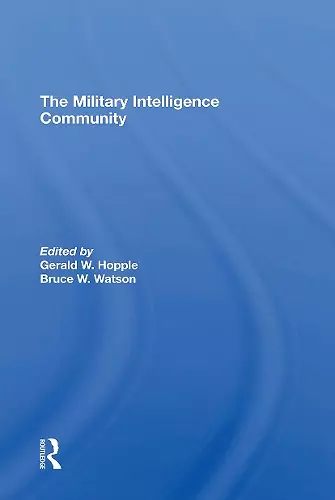 The Military Intelligence Community cover