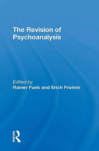 The Revision Of Psychoanalysis cover