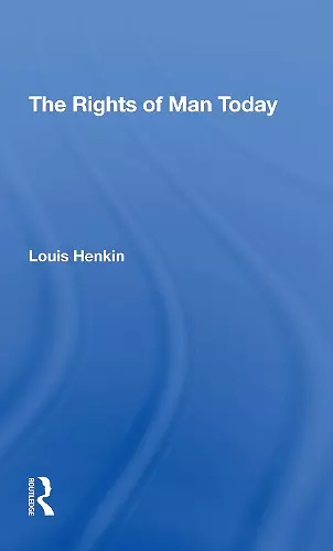 The Rights Of Man Today cover