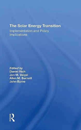 The Solar Energy Transition cover