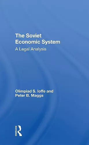 The Soviet Economic System cover