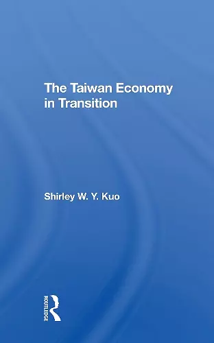 The Taiwan Economy In Transition cover