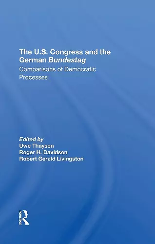 The U.s. Congress And The German Bundestag cover