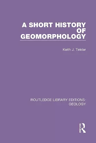 A Short History of Geomorphology cover