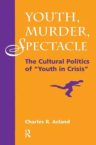 Youth, Murder, Spectacle cover