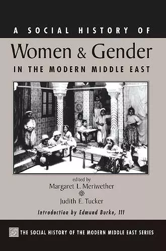 A Social History Of Women And Gender In The Modern Middle East cover