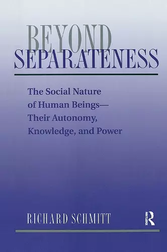 Beyond Separateness cover