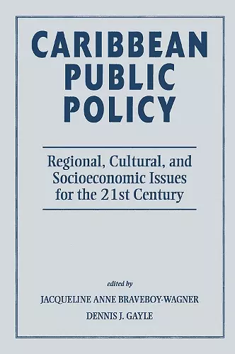 Caribbean Public Policy cover