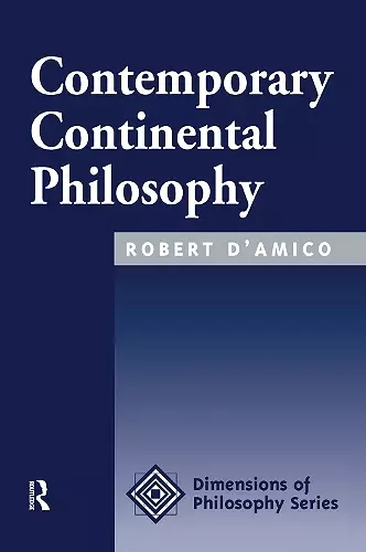 Contemporary Continental Philosophy cover