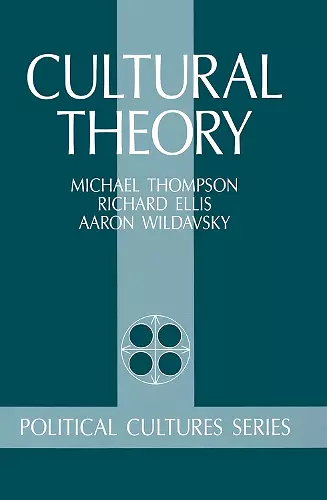 Cultural Theory cover