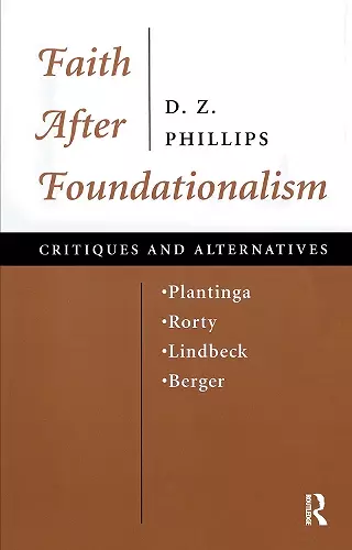 Faith After Foundationalism cover