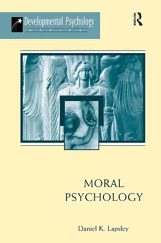 Moral Psychology cover