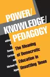 Power/knowledge/pedagogy cover