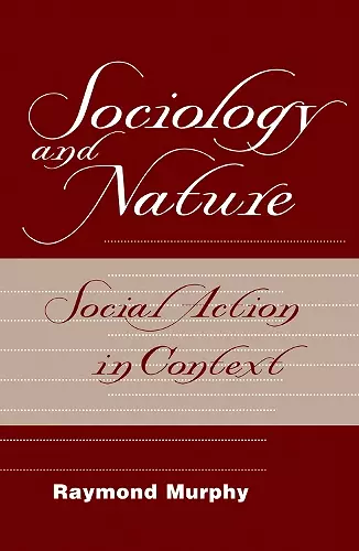 Sociology And Nature cover