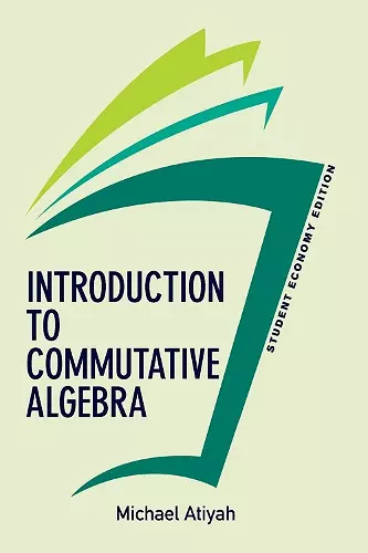 Introduction To Commutative Algebra, Student Economy Edition cover