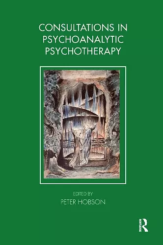 Consultations in Dynamic Psychotherapy cover