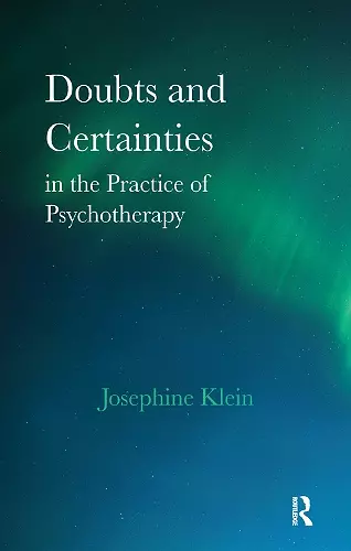 Doubts and Certainties in the Practice of Psychotherapy cover